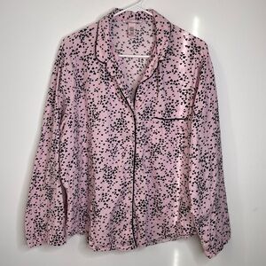 Victoria's Secret Dreamer Flannel Long Pajama top size XL